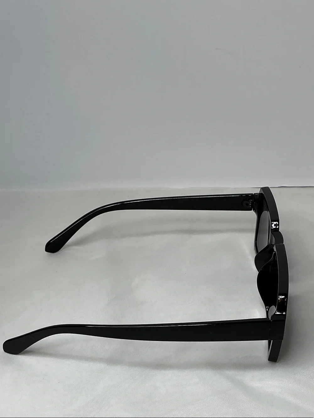 Black Geometric Rectangle Unisex Sunglasses